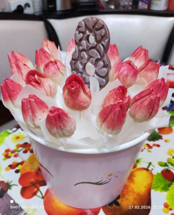 Фотография покупателя товара Стакан для цветов 1.5 л, «Сердца» - Фото 2