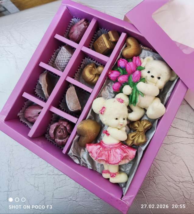 Фотография покупателя товара Форма для выпечки и упаковки конфет бумажная UPAK LAND «Цветы», 3.5×2 см, одноразовая, жёлтая - Фото 1