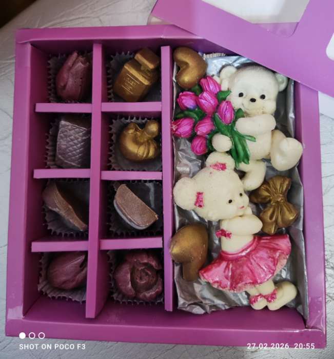 Фотография покупателя товара Форма для выпечки и упаковки конфет бумажная UPAK LAND «Цветы», 3.5×2 см, одноразовая, жёлтая - Фото 2