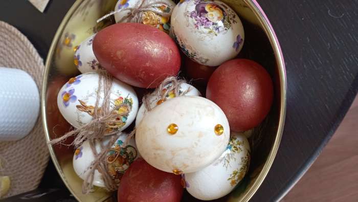 Фотография покупателя товара Набор для украшения яиц на Пасху «Цыплята ретро», 9×16 см - Фото 1