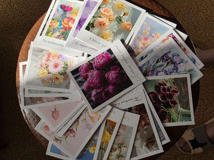 Фотография покупателя товара Открытки мини «Красота», набор 35 шт., 8×9.5 см - Фото 1