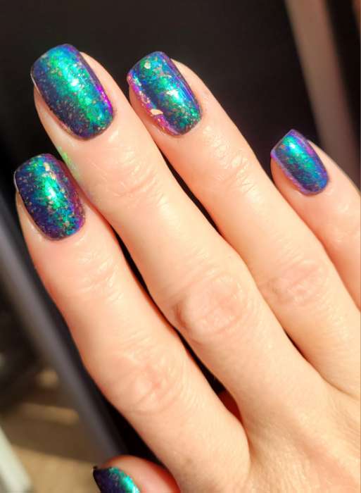 Фотография покупателя товара Втирка для ногтей, с аппликатором, зеркальное золото - Фото 3