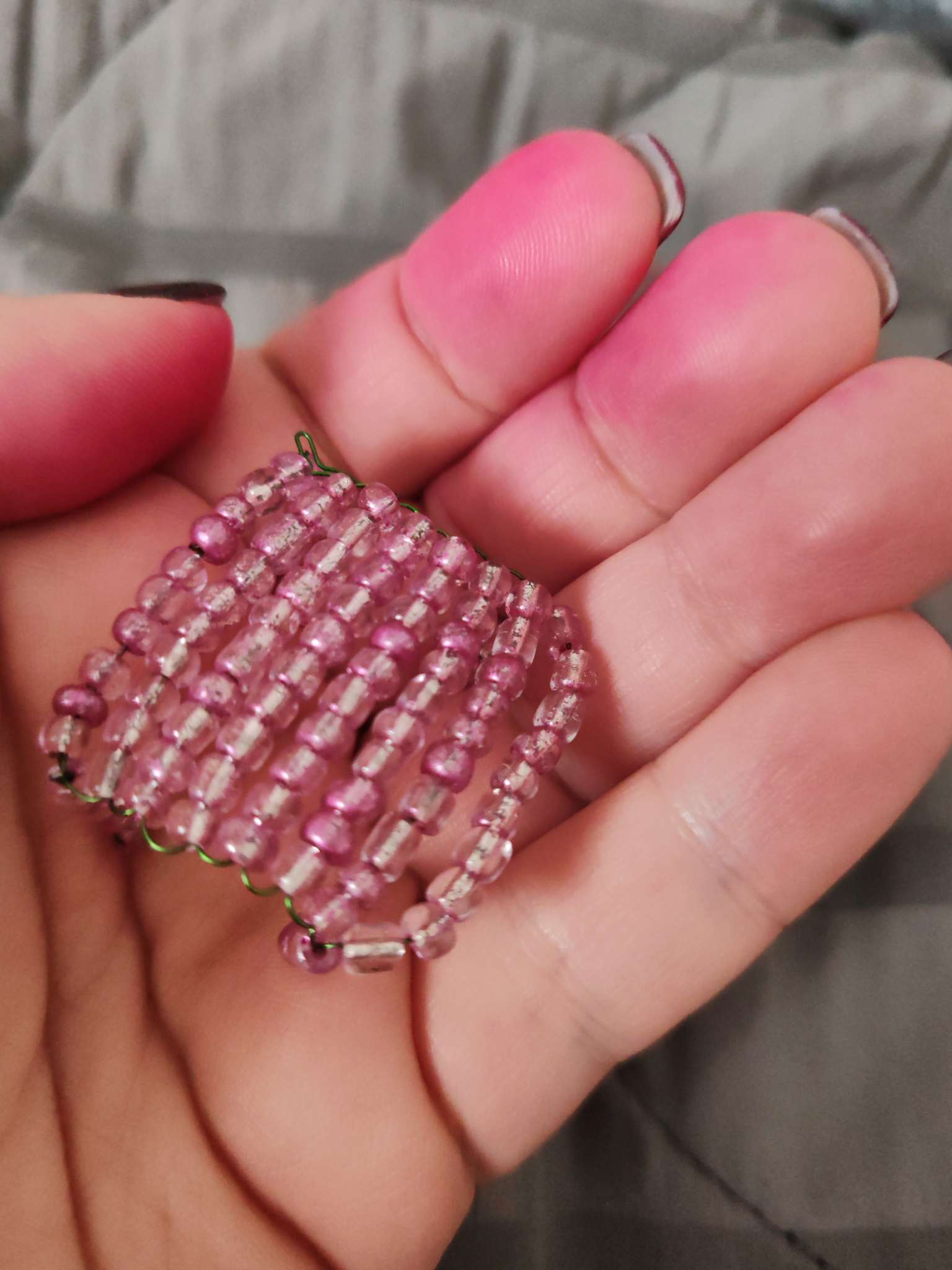 Фотография покупателя товара Бисер круглый «Оттенки розового», 6 цветов × 10 г - Фото 5