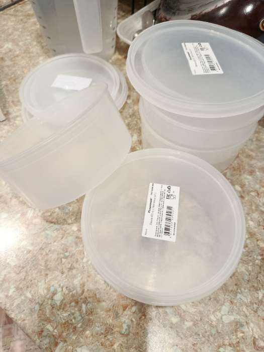 Фотография покупателя товара Контейнер пищевой ПластоС, 600 мл, с герметичной крышкой, d=13 см, h=8 см, пластик, прозрачный - Фото 1