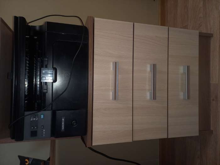 Фотография покупателя товара Стол компьютерный №1, левый, 1280×2000×1450 мм, цвет дуб вотан/белый - Фото 9