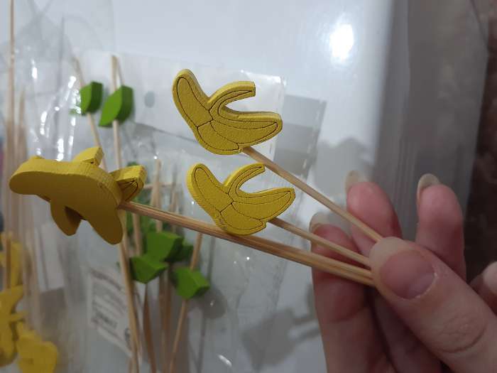 Фотография покупателя товара Шпажки «Мадагаскарский банан», 12 см, набор 25 шт. - Фото 1