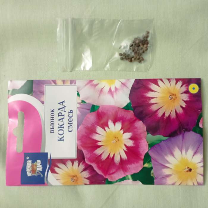 Фотография покупателя товара Семена цветов Цв Вьюнок кокарда Смесь,0,5 гр - Фото 3