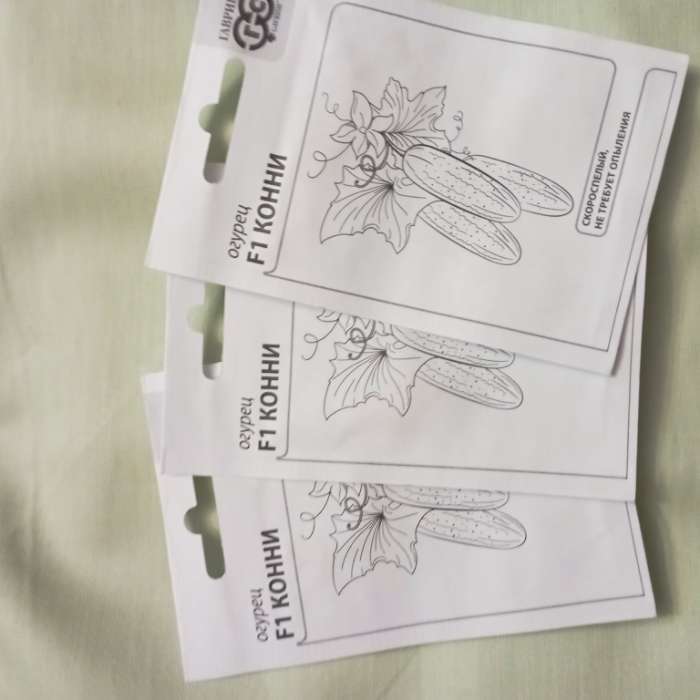 Фотография покупателя товара Семена Огурец «Конни», F1, 0.3 г, «Гавриш» - Фото 3