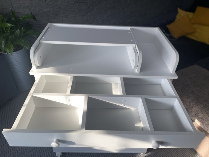 Фотография покупателя товара Комод пеленальный детский ИНКАНТО OSKAR V 800/5, 84×45×101 см, 5 ящиков, белый - Фото 3