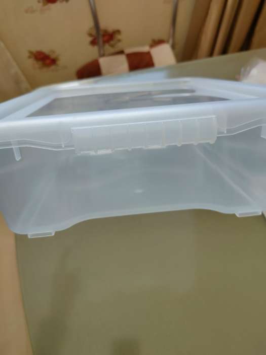 Фотография покупателя товара Контейнер для хранения с крышкой Porter, 8 л, 42.7×31.5×11.1 см, прозрачный - Фото 1