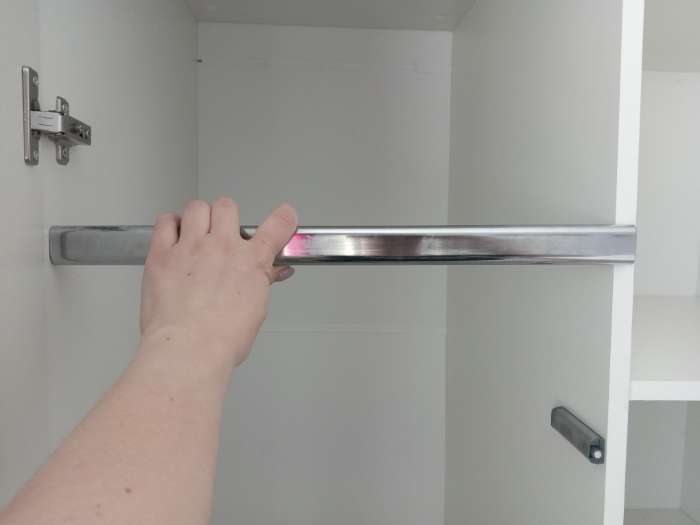 Фотография покупателя товара Шкаф прямой двухстворчатый для одежды «Лора», 1 ящик, 900×570×2200 мм, цвет белый - Фото 61