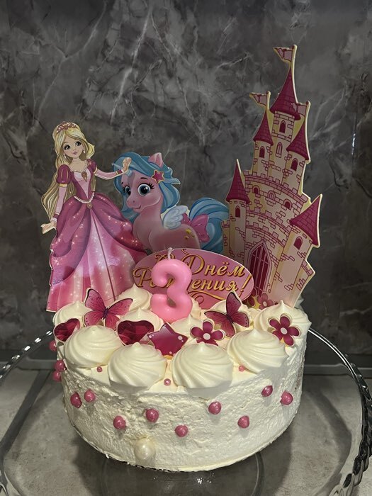 Фотография покупателя товара Свеча для торта, цифра 2 + воздушные шары, 5 шт., розовый - Фото 1