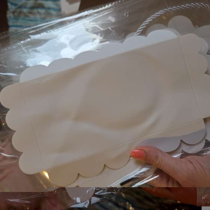 Фотография покупателя товара Кондитерская коробка под рулет, белая, с ручками, 18.5×10×10 см - Фото 84