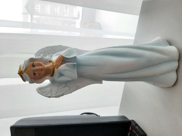 Фотография покупателя товара Фигура "Ангел в молитве" 10х10х24см - Фото 3