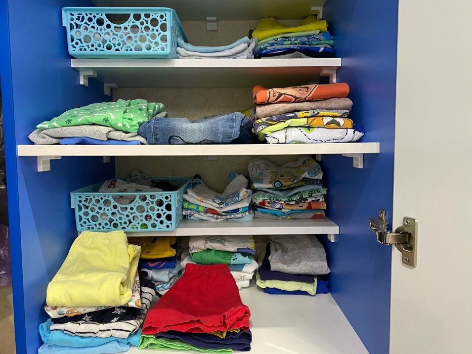 Фотография покупателя товара Приспособление для складывания одежды 47,5×40 см, цвет МИКС - Фото 3