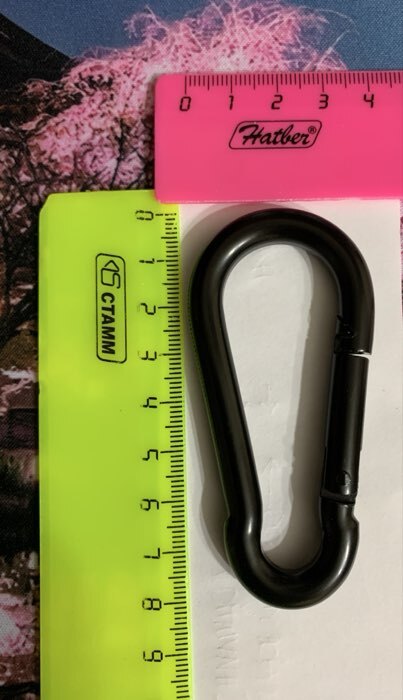 Фотография покупателя товара Карабин ТУНДРА krep, DIN5299С, 8×80 мм, черный, 1 шт. - Фото 4