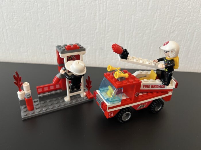 Фотография покупателя товара Конструктор UNICON «Пожарная бригада», 133 детали - Фото 1