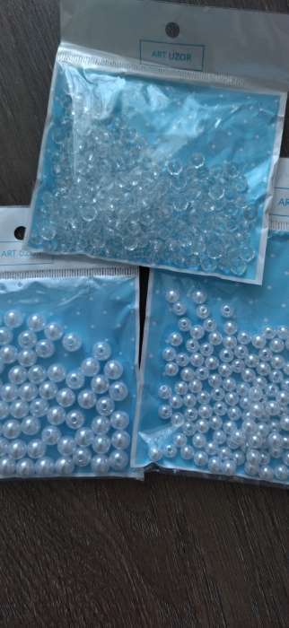 Фотография покупателя товара Бусины для творчества пластик "Кристалл с гранями прозрачный" набор 20 гр 0,4х0,6х0,6 см - Фото 8