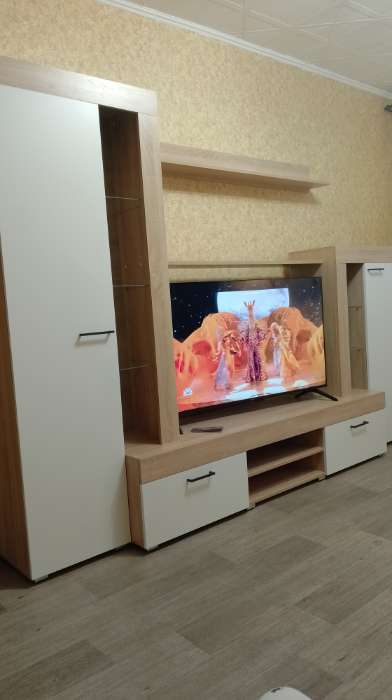 Фотография покупателя товара Стенка в гостиную «Дельта», 2648×456×1874 мм, цвет сонома/белый - Фото 6