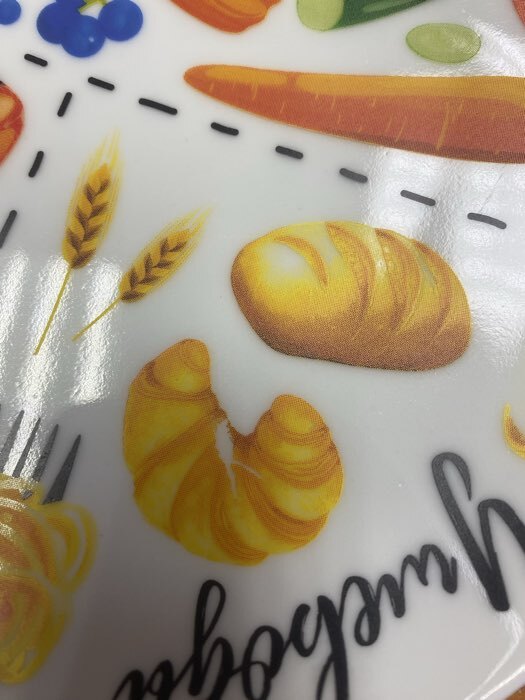 Фотография покупателя товара Тарелка плоская керамическая гарвардская «Правильное питание», d=20 см - Фото 5