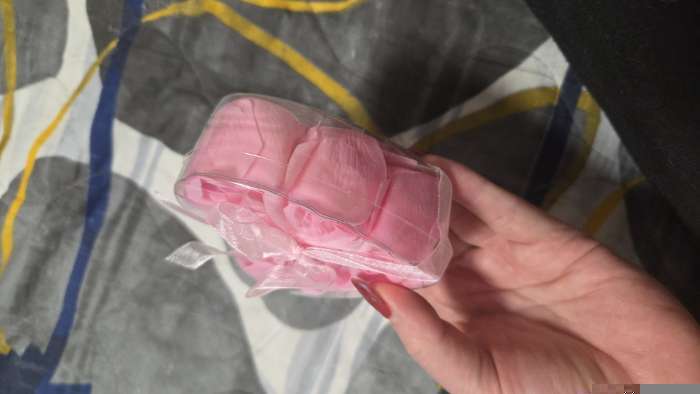 Фотография покупателя товара Мыльные розочки, розовые, набор 6 шт., в коробке - Фото 9