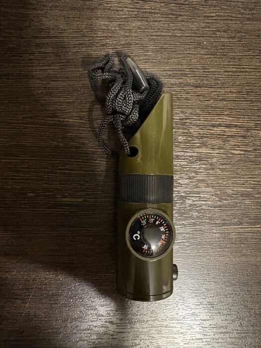 Фотография покупателя товара Компас «Разведчик», со свистком и фонариком - Фото 2