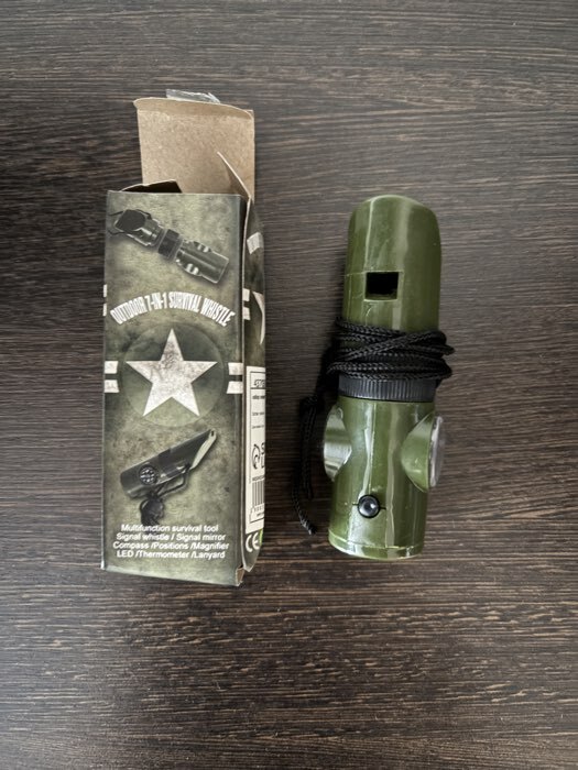 Фотография покупателя товара Набор героя «Разведчик», 6 в 1: свисток, компас, фонарик, термометр, зеркало, лупа - Фото 9