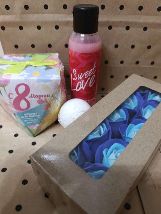 Фотография покупателя товара Розы мыльные, розовые, набор, 81 шт. в коробке - Фото 3