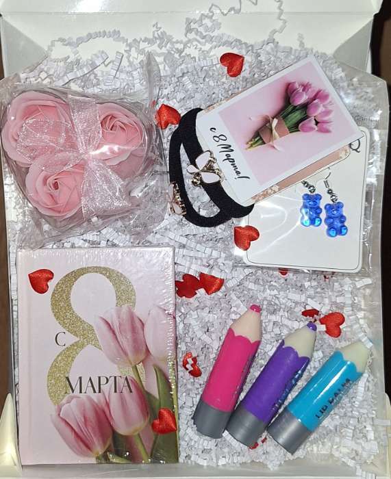 Фотография покупателя товара Наполнитель бумажный для подарков, белый, 50 г - Фото 1