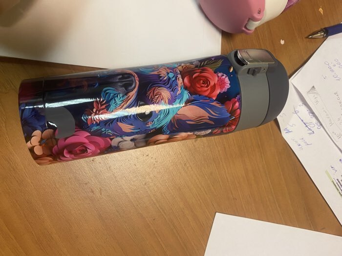 Фотография покупателя товара Термокружка, 350 мл «Фламинго», сохраняет тепло до 8 ч. - Фото 3