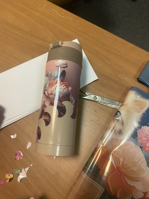 Фотография покупателя товара Термокружка, 350 мл «Фламинго», сохраняет тепло до 8 ч. - Фото 4