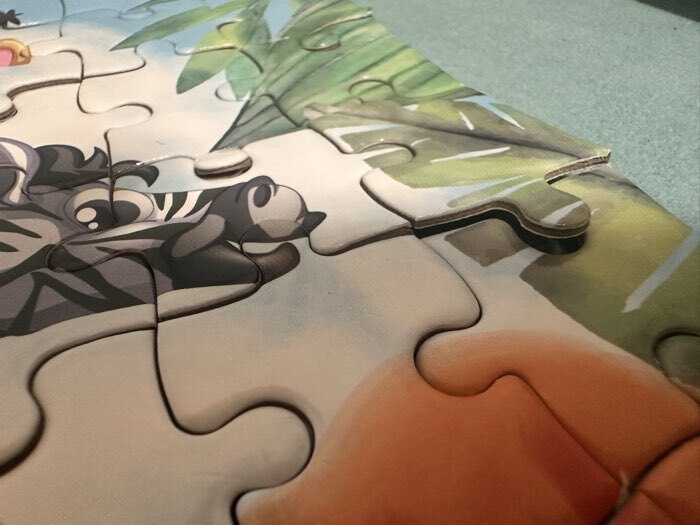 Фотография покупателя товара Пазл в тубусе «Зверята джунглей», 96 деталей - Фото 3