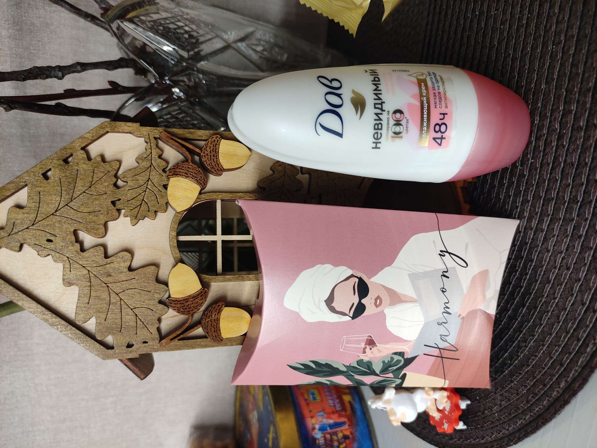 Фотография покупателя товара Коробка подарочная складная «Ромашка», фигурная, 11×8×2 см - Фото 1