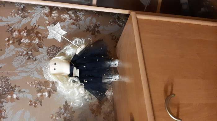 Фотография покупателя товара Набор для шитья. Интерьерная кукла «Мари», 30 см