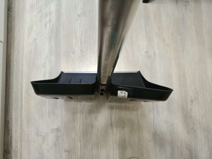 Фотография покупателя товара Лопата пластиковая, ковш 410×440 мм, с алюминиевой планкой, алюминиевый черенок с V-ручкой, «Метель» - Фото 1