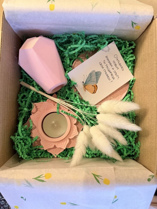 Фотография покупателя товара Бумага упаковочная тишью, «Цветы», розовый, 50 см × 70 см 17 грамм - Фото 1