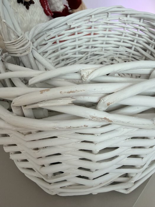 Фотография покупателя товара Корзина плетёная для хранения, лоза, с ручкой, овальная, серая, набор 3 шт. - Фото 2