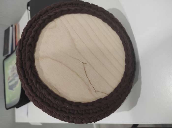 Фотография покупателя товара Набор заготовок для вязания "Круг", донышко фанера 3 мм (3 в 1), 10/15/20 см, d=9мм - Фото 9