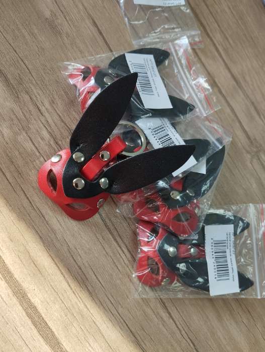 Фотография покупателя товара Брелок кожаный для автомобильного ключа, маска - заяц, натуральная кожа 9710409 - Фото 1