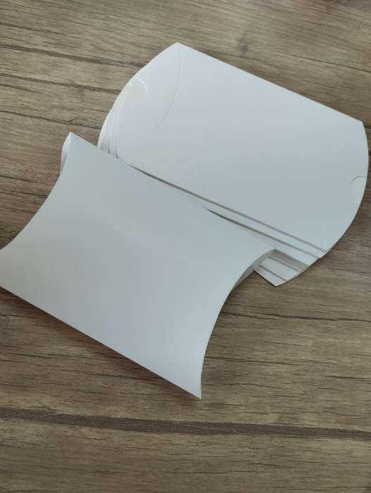 Фотография покупателя товара Коробка складная, подушка, белая, 15×11×3 см - Фото 1