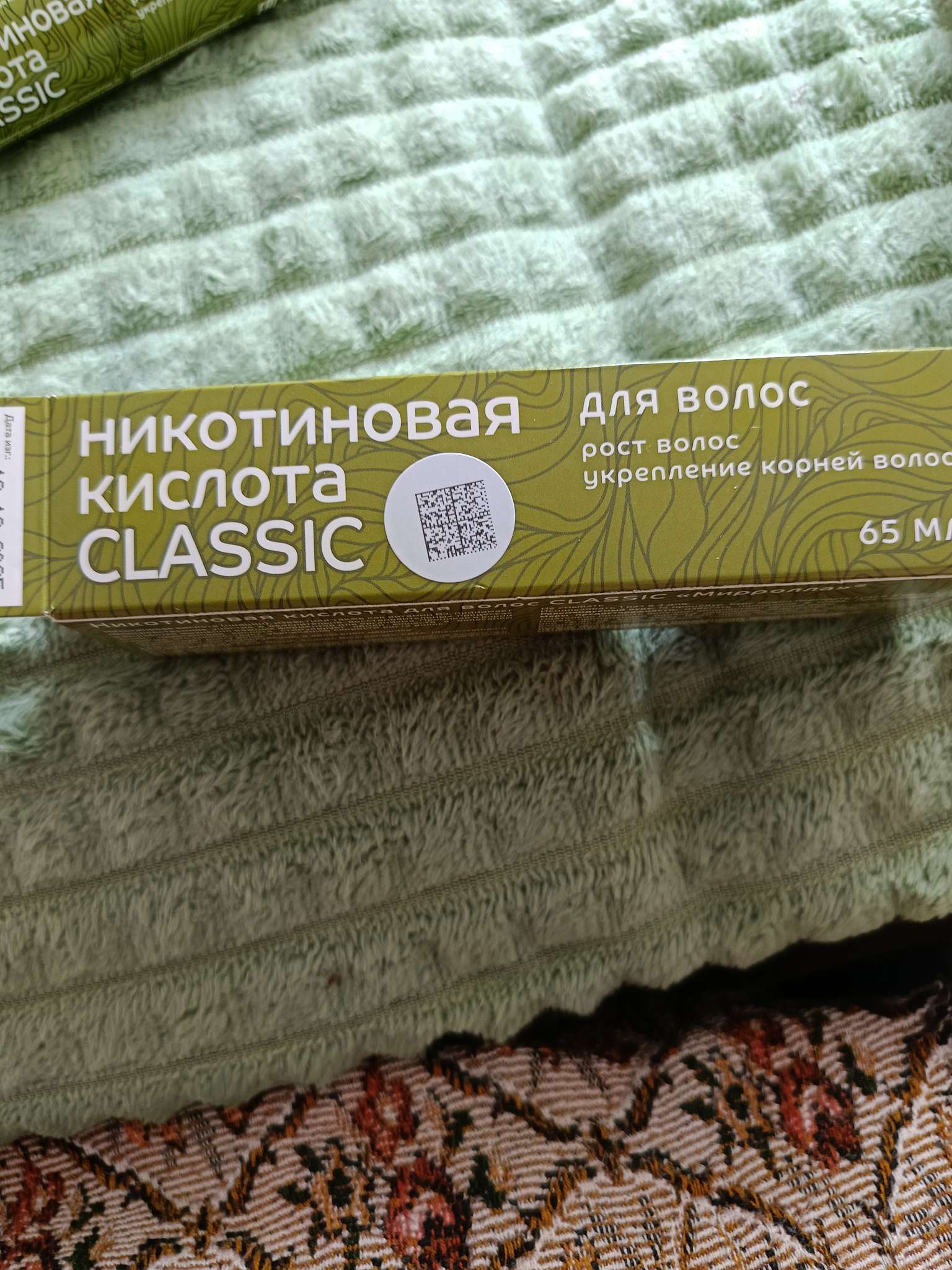 Фотография покупателя товара Никотиновая кислота для волос Mirrolla, 65 мл - Фото 4