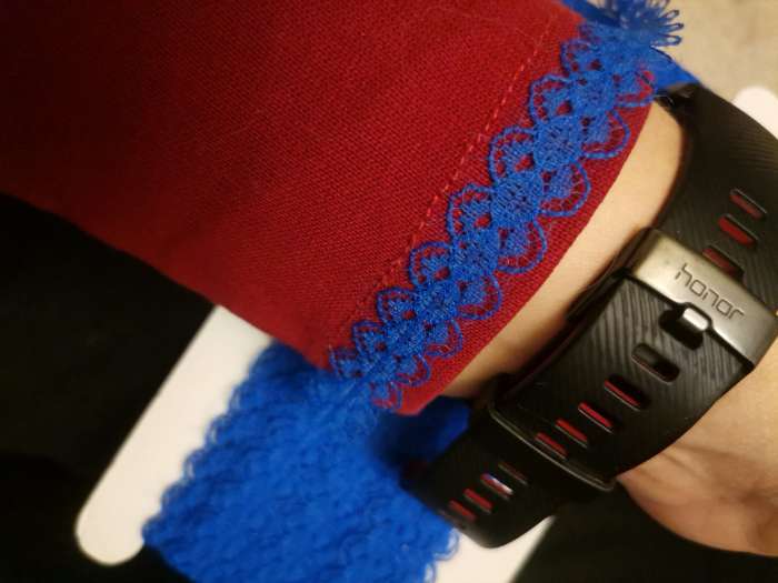 Фотография покупателя товара Кружево капроновое, 15 мм × 10 ± 1 м, цвет голубой - Фото 6