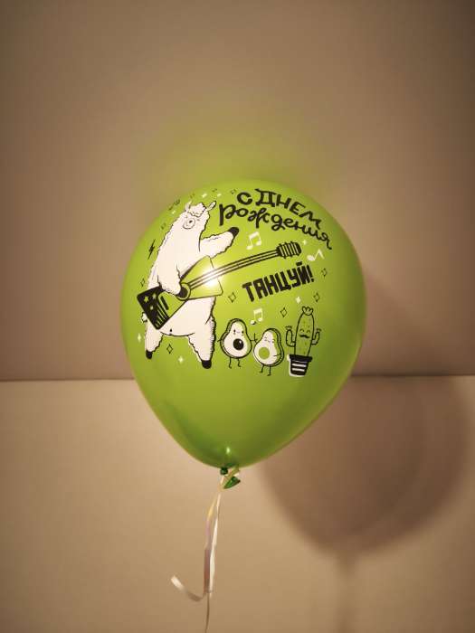Фотография покупателя товара Воздушные шары латексные 12" «С днем рождения!», 25 шт., МИКС - Фото 1