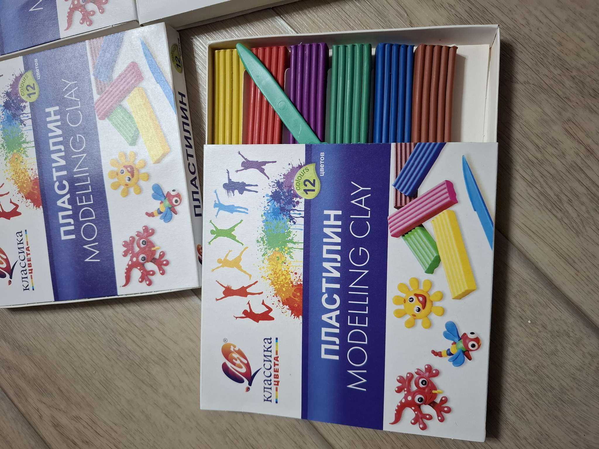 Фотография покупателя товара Пластилин «Луч. Классика цвета», 10 цветов, 200 г - Фото 1