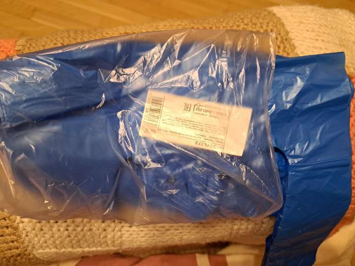 Фотография покупателя товара Пакет «Синий», полиэтиленовый, майка, 25×45 см, 14 мкм - Фото 9