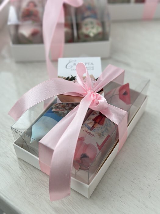 Фотография покупателя товара Коробка складная, под 5 эклеров, белая, 25×15×6.6 см - Фото 4