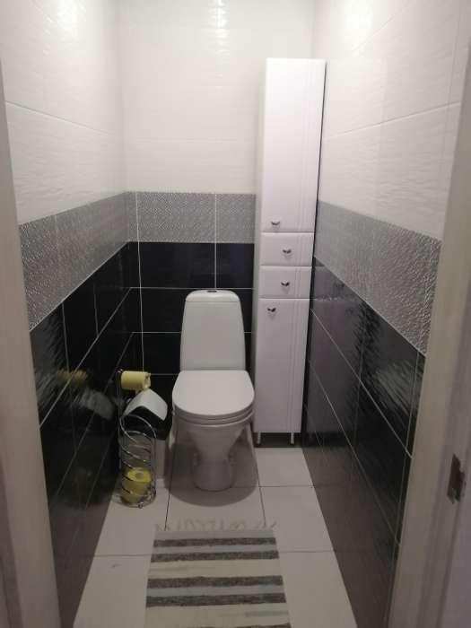 Фотография покупателя товара Пенал для ванной комнаты "Тура" с двумя дверцами и ящиками, 24 х 30 х 181 см - Фото 7