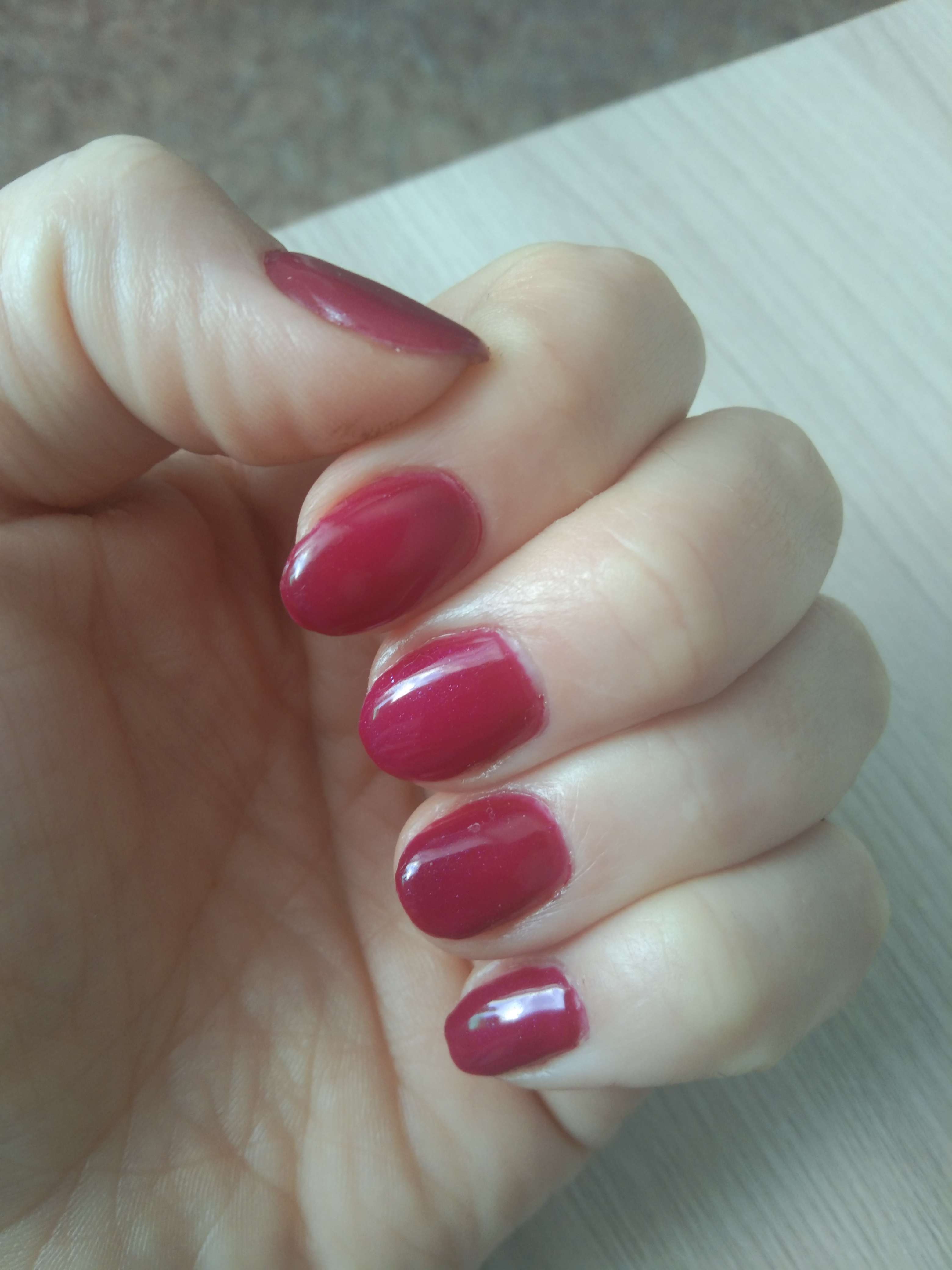Фотография покупателя товара Гель-лак для ногтей "Термо", с блёстками, 10мл, LED/UV, цвет А2-063 бордово-розовый - Фото 3