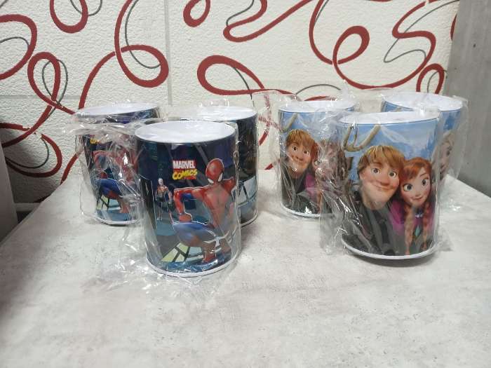 Фотография покупателя товара Копилка металлическая, 6.5 см × 6.5 см × 12 см «Самый крутой», Человек-паук - Фото 2