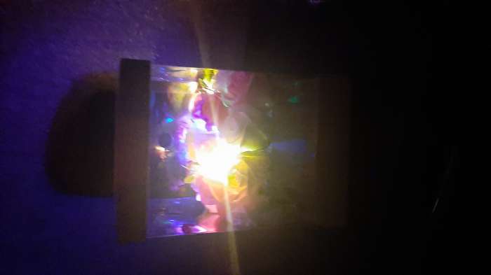 Фотография покупателя товара Гирлянда «Нить» 1 м роса, IP20, серебристая нить, 10 LED, свечение мульти, CR2032х2 - Фото 7